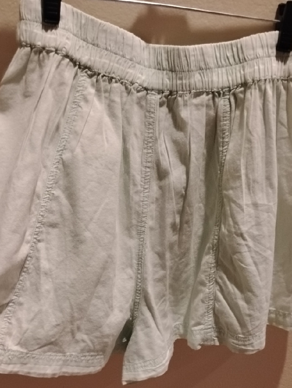 NWT Free People Light Mint Elastic-Waist Shorts - Picture 7 of 10
